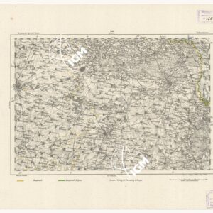 REYMANN'S TOPOGRAPHISCHER SPECIAL KARTE VON MITTEL EUROPA - VELENCIENNES F 156