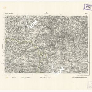 REYMANN'S TOPOGRAPHISCHER SPECIAL KARTE VON MITTEL EUROPA - MONS F 157