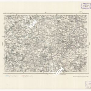 REYMANN'S TOPOGRAPHISCHER SPECIAL KARTE VON MITTEL EUROPA - RASTENBURG F 158 M