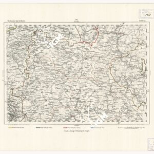 REYMANN'S TOPOGRAPHISCHER SPECIAL KARTE VON MITTEL EUROPA - COBLENZ F 161