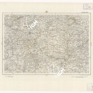 REYMANN'S TOPOGRAPHISCHER SPECIAL KARTE VON MITTEL EUROPA - JUNG BUNZLAU F 168
