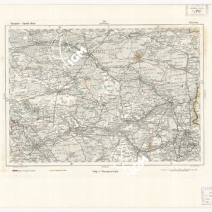 REYMANN'S TOPOGRAPHISCHER SPECIAL KARTE VON MITTEL EUROPA - GLEIWITZ F 172