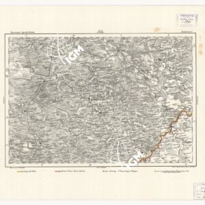 REYMANN'S TOPOGRAPHISCHER SPECIAL KARTE VON MITTEL EUROPA - DZIALOSZYCE F 173 A