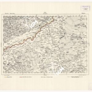REYMANN'S TOPOGRAPHISCHER SPECIAL KARTE VON MITTEL EUROPA - POLANIEC F 173 B