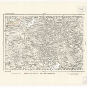 REYMANN'S TOPOGRAPHISCHER SPECIAL KARTE VON MITTEL EUROPA - LUBACZOW F 173 D