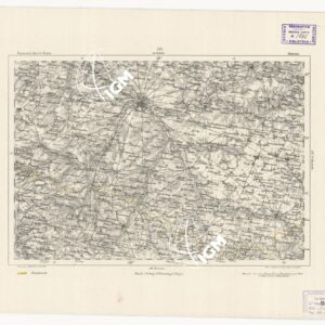 REYMANN'S TOPOGRAPHISCHER SPECIAL KARTE VON MITTEL EUROPA - AMIENS F 174