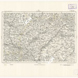 REYMANN'S TOPOGRAPHISCHER SPECIAL KARTE VON MITTEL EUROPA - ST. QUENTIN F 175
