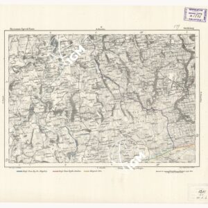 REYMANN'S TOPOGRAPHISCHER SPECIAL KARTE VON MITTEL EUROPA - ORTELSBURG F 179 O