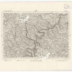 REYMANN'S TOPOGRAPHISCHER SPECIAL KARTE VON MITTEL EUROPA - SIMMERN F 179