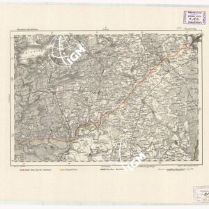 REYMANN'S TOPOGRAPHISCHER SPECIAL KARTE VON MITTEL EUROPA - JOHANNISBURG F 180 P