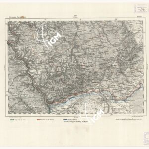 REYMANN'S TOPOGRAPHISCHER SPECIAL KARTE VON MITTEL EUROPA - MAINZ F 180