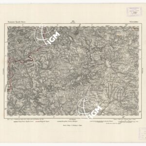 REYMANN'S TOPOGRAPHISCHER SPECIAL KARTE VON MITTEL EUROPA - SCHWEINFURT F 182