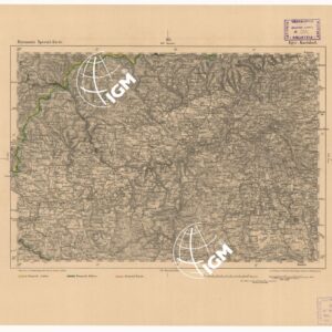 REYMANN'S TOPOGRAPHISCHER SPECIAL KARTE VON MITTEL EUROPA - EGER-KARLSBAD F 185