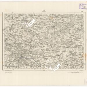 REYMANN'S TOPOGRAPHISCHER SPECIAL KARTE VON MITTEL EUROPA - PRAG F 187
