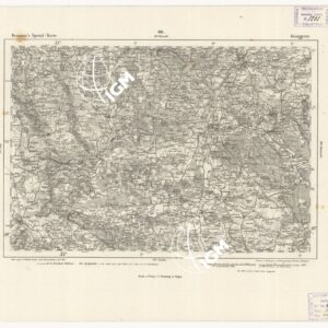 REYMANN'S TOPOGRAPHISCHER SPECIAL KARTE VON MITTEL EUROPA - KONIGGRATZ F 188