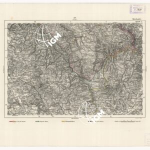 REYMANN'S TOPOGRAPHISCHER SPECIAL KARTE VON MITTEL EUROPA - MITTELWALDE F 189