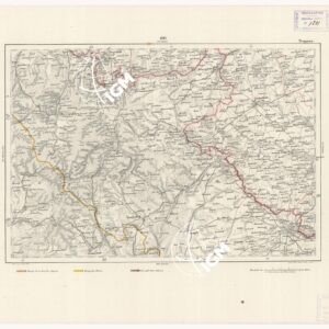 REYMANN'S TOPOGRAPHISCHER SPECIAL KARTE VON MITTEL EUROPA - TROPPAU F 190