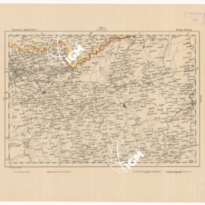REYMANN'S TOPOGRAPHISCHER SPECIAL KARTE VON MITTEL EUROPA - KRAKAU - BOCHNIA F 192 A