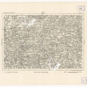 REYMANN'S TOPOGRAPHISCHER SPECIAL KARTE VON MITTEL EUROPA - TARNOW F 192 B