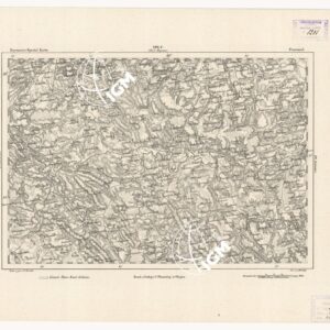 REYMANN'S TOPOGRAPHISCHER SPECIAL KARTE VON MITTEL EUROPA - PRZEMYST F 192 C