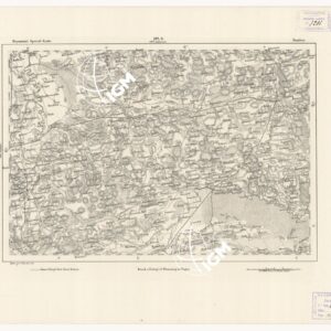 REYMANN'S TOPOGRAPHISCHER SPECIAL KARTE VON MITTEL EUROPA - SAMBOR F 192 D