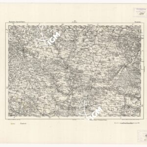 REYMANN'S TOPOGRAPHISCHER SPECIAL KARTE VON MITTEL EUROPA - BEAUVAIS F 193