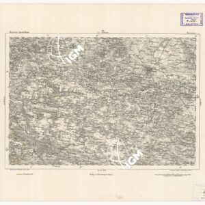 REYMANN'S TOPOGRAPHISCHER SPECIAL KARTE VON MITTEL EUROPA - SOISSONS F 194