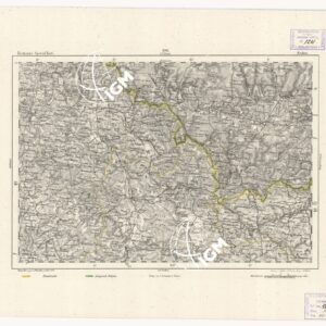 REYMANN'S TOPOGRAPHISCHER SPECIAL KARTE VON MITTEL EUROPA - SEDAN F 196