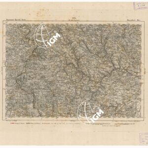 REYMANN'S TOPOGRAPHISCHER SPECIAL KARTE VON MITTEL EUROPA - MARIENBAD - MIES F 204