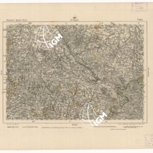 REYMANN'S TOPOGRAPHISCHER SPECIAL KARTE VON MITTEL EUROPA - CASLAN F 207