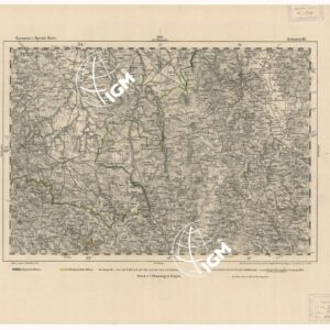 REYMANN'S TOPOGRAPHISCHER SPECIAL KARTE VON MITTEL EUROPA - LEITOMISCHL F 208