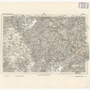 REYMANN'S TOPOGRAPHISCHER SPECIAL KARTE VON MITTEL EUROPA - OLMUTZ F 209