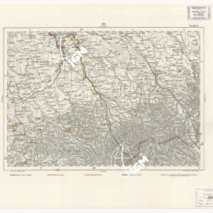 REYMANN'S TOPOGRAPHISCHER SPECIAL KARTE VON MITTEL EUROPA - TESCHEN F 210
