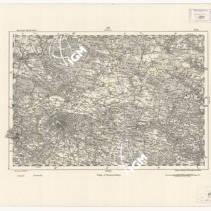 REYMANN'S TOPOGRAPHISCHER SPECIAL KARTE VON MITTEL EUROPA - PARIS F 212
