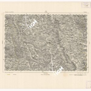 REYMANN'S TOPOGRAPHISCHER SPECIAL KARTE VON MITTEL EUROPA - VERDUN F 215