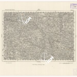 REYMANN'S TOPOGRAPHISCHER SPECIAL KARTE VON MITTEL EUROPA - AMBERG F 222