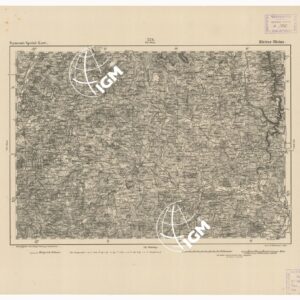 REYMANN'S TOPOGRAPHISCHER SPECIAL KARTE VON MITTEL EUROPA - KLATTAU-BLATNA F 224