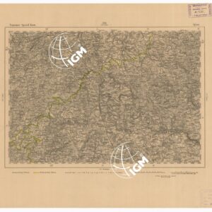 REYMANN'S TOPOGRAPHISCHER SPECIAL KARTE VON MITTEL EUROPA - IGLAU F 226