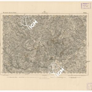 REYMANN'S TOPOGRAPHISCHER SPECIAL KARTE VON MITTEL EUROPA - BRUNN F 227