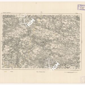 REYMANN'S TOPOGRAPHISCHER SPECIAL KARTE VON MITTEL EUROPA - MELUN F 231