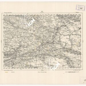 REYMANN'S TOPOGRAPHISCHER SPECIAL KARTE VON MITTEL EUROPA - PROVINS F 232