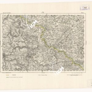 REYMANN'S TOPOGRAPHISCHER SPECIAL KARTE VON MITTEL EUROPA - NANCY F 235
