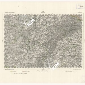 REYMANN'S TOPOGRAPHISCHER SPECIAL KARTE VON MITTEL EUROPA - PFALZBURG F 236