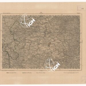 REYMANN'S TOPOGRAPHISCHER SPECIAL KARTE VON MITTEL EUROPA - STUTTGART F 238