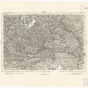 REYMANN'S TOPOGRAPHISCHER SPECIAL KARTE VON MITTEL EUROPA - ELLWANGEN F 239