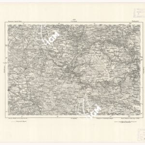 REYMANN'S TOPOGRAPHISCHER SPECIAL KARTE VON MITTEL EUROPA - EICHSTADT F 240