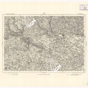 REYMANN'S TOPOGRAPHISCHER SPECIAL KARTE VON MITTEL EUROPA - REGENSBURG F 241