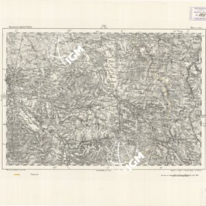 REYMANN'S TOPOGRAPHISCHER SPECIAL KARTE VON MITTEL EUROPA - BAR SUR AUBE F 250