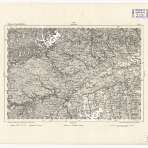 REYMANN'S TOPOGRAPHISCHER SPECIAL KARTE VON MITTEL EUROPA - ULM F 256