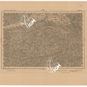 REYMANN'S TOPOGRAPHISCHER SPECIAL KARTE VON MITTEL EUROPA - VILSHOFEN F 259